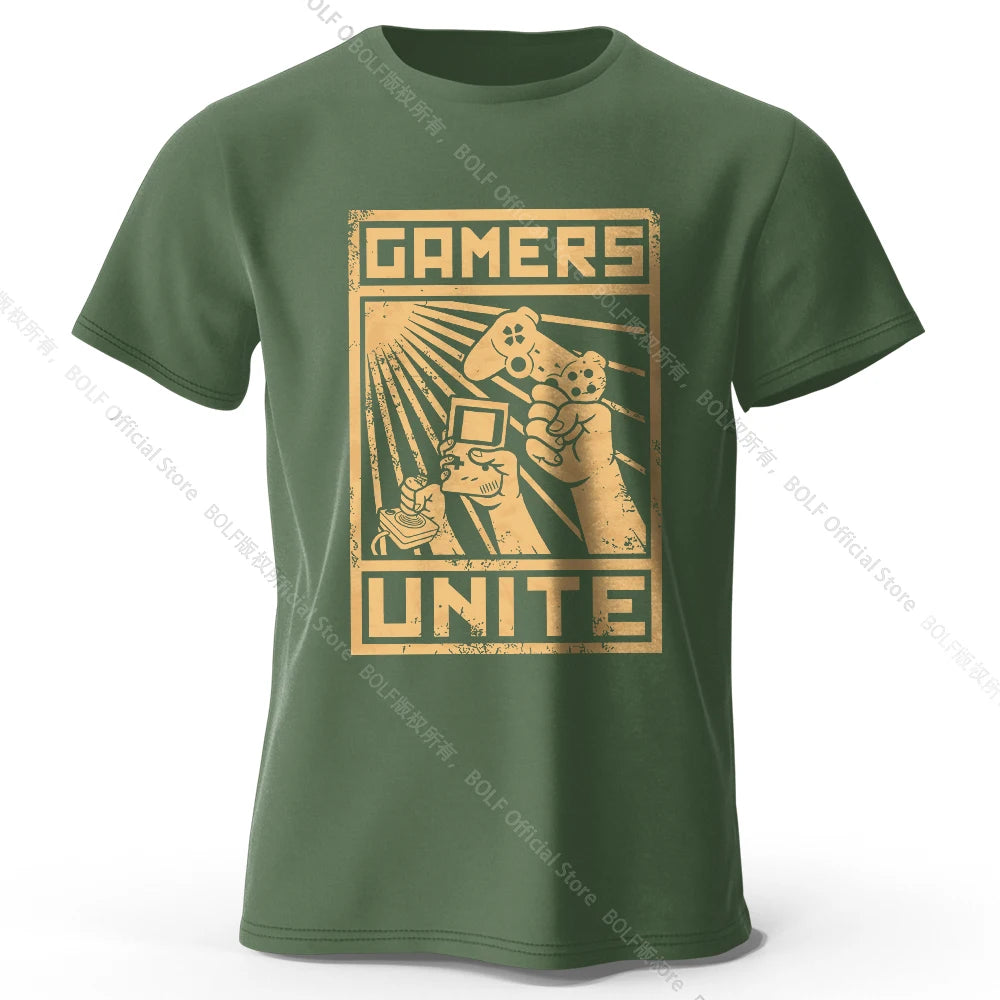 playera gamer "gamers unite"