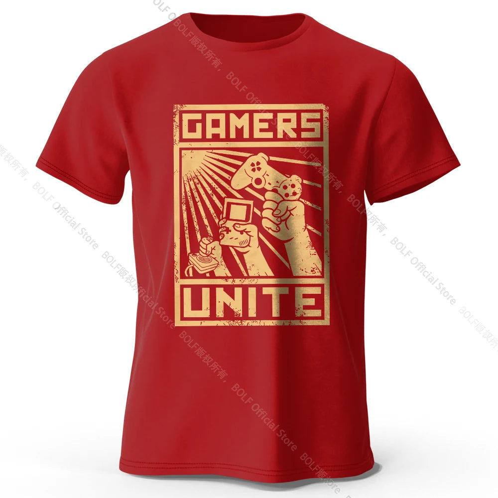 playera gamer "gamers unite"