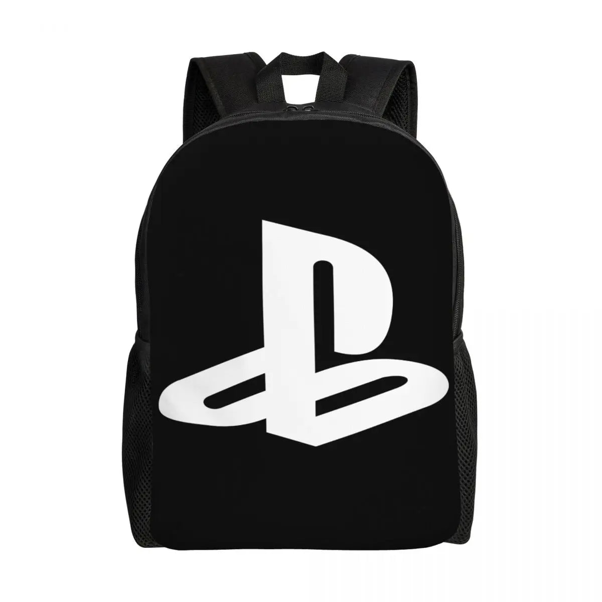 Mochila con botones de PlayStation para mujeres y hombres, impermeable, mochila escolar universitaria, regalo para gamers, mochila estampada