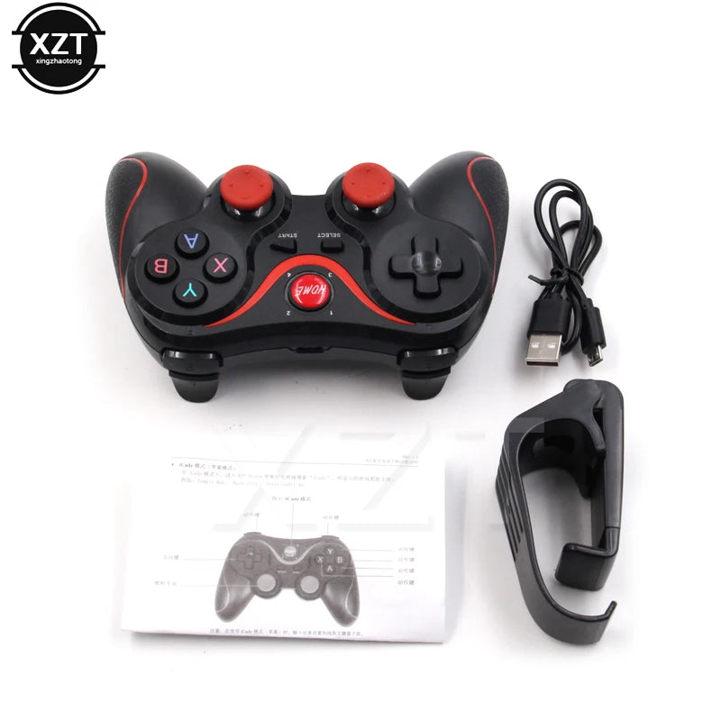 Controlador de juego Bluetooth inalámbrico X3 con soporte para PC, teléfono, TV BOX, tablet, gamepad para juegos en TV para Android e iOS