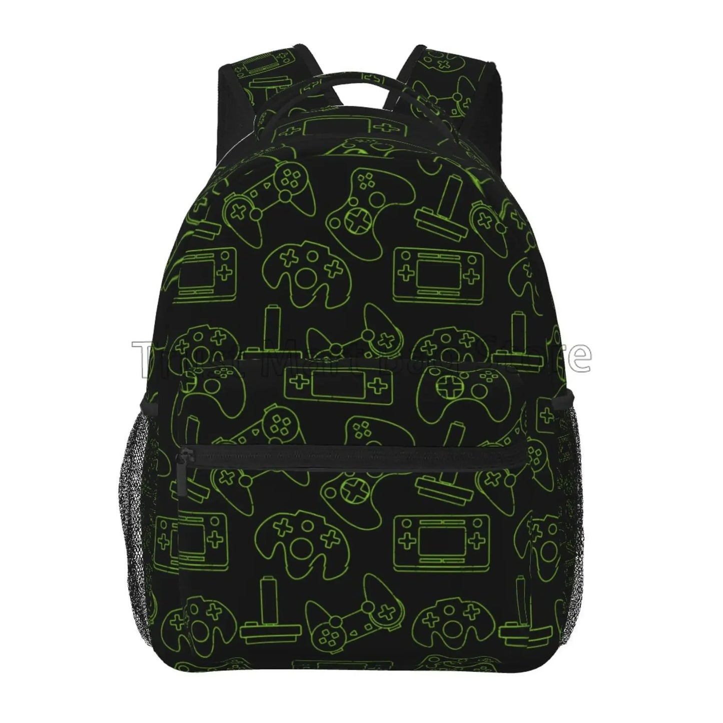 Mochila de video juegos para chicos y chicas, duradera, mochila escolar para computadora, mochila de viaje, senderismo, camping, mochila de día unisex, mochila casual para laptop.