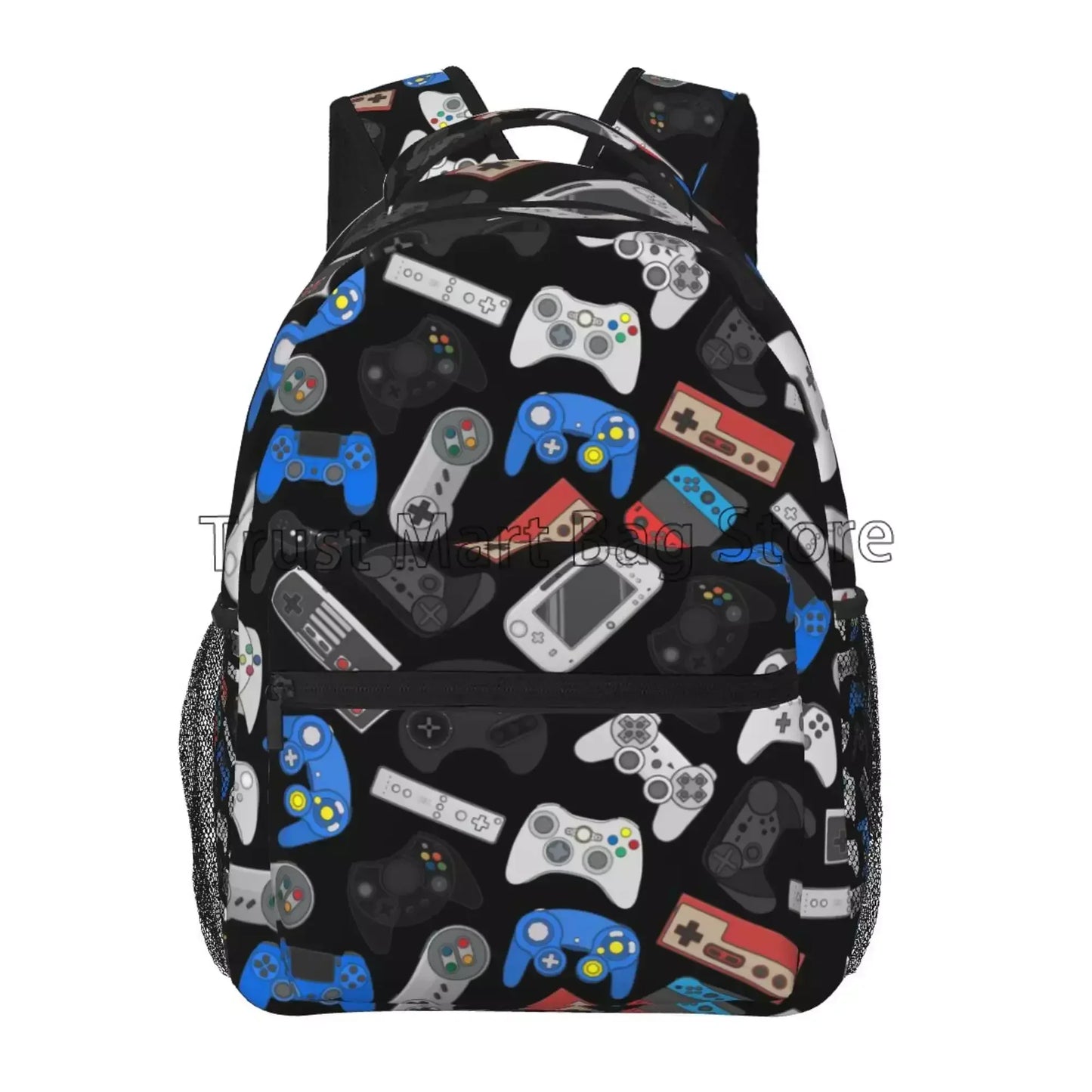 Mochila de video juegos para chicos y chicas, duradera, mochila escolar para computadora, mochila de viaje, senderismo, camping, mochila de día unisex, mochila casual para laptop.