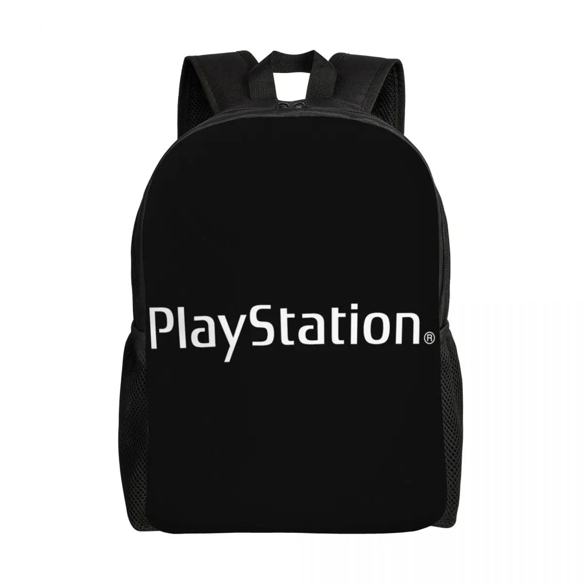 Mochila con botones de PlayStation para mujeres y hombres, impermeable, mochila escolar universitaria, regalo para gamers, mochila estampada