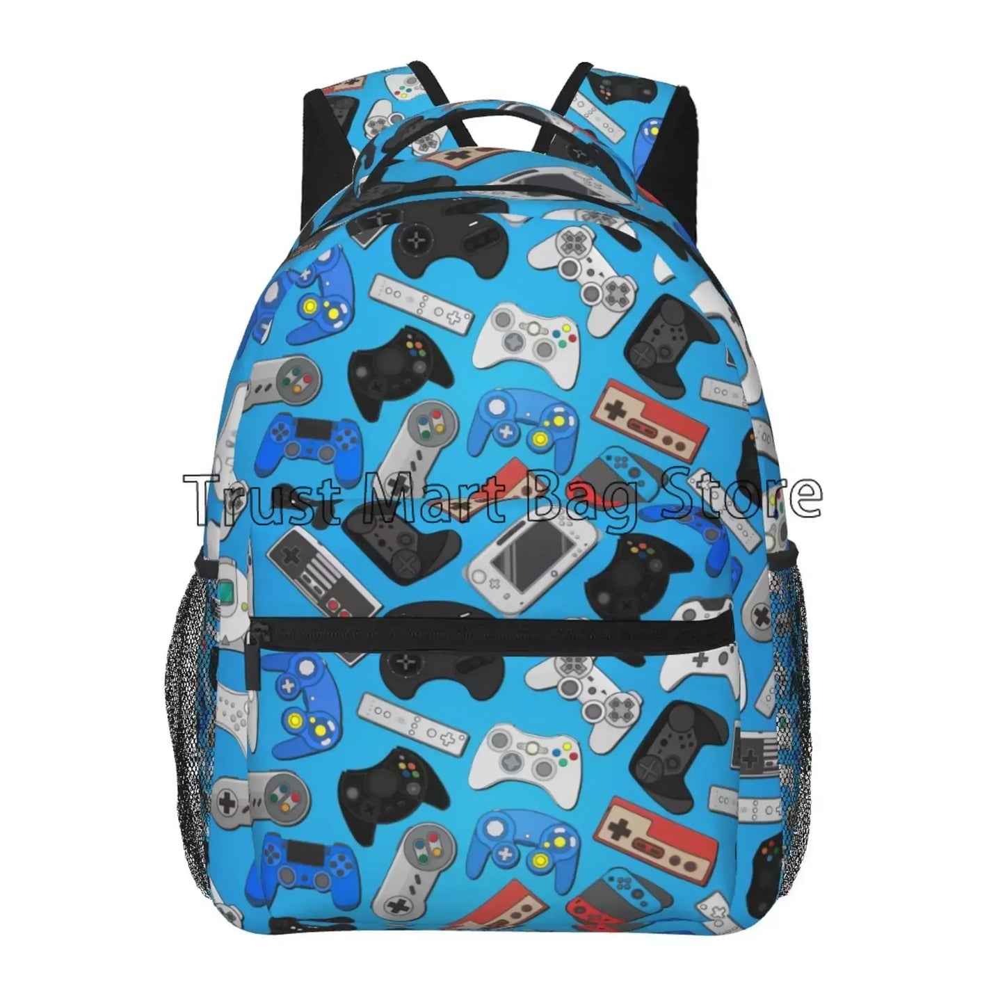 Mochila de video juegos para chicos y chicas, duradera, mochila escolar para computadora, mochila de viaje, senderismo, camping, mochila de día unisex, mochila casual para laptop.